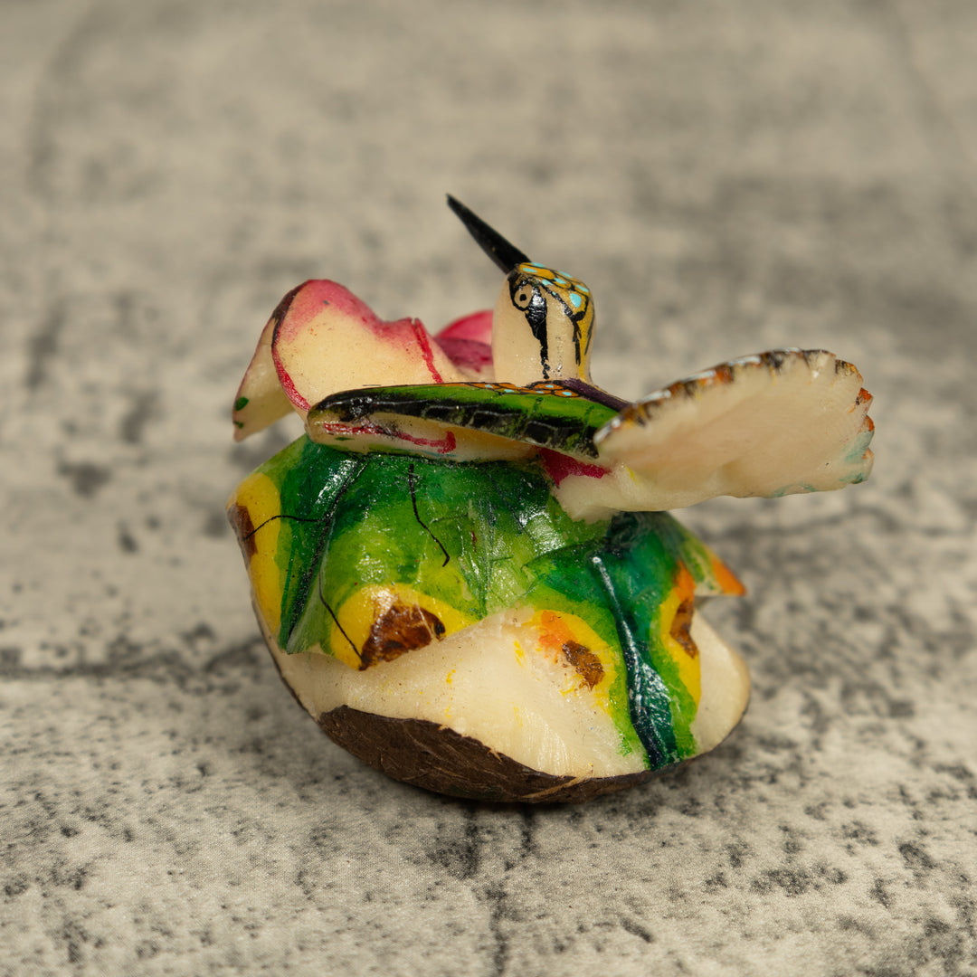 Hummingbird Tagua Carving