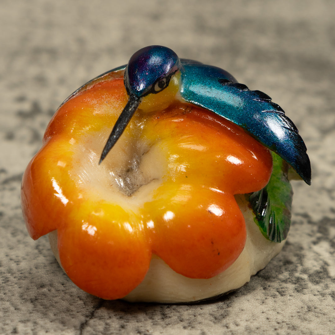 Hummingbird Tagua Carving