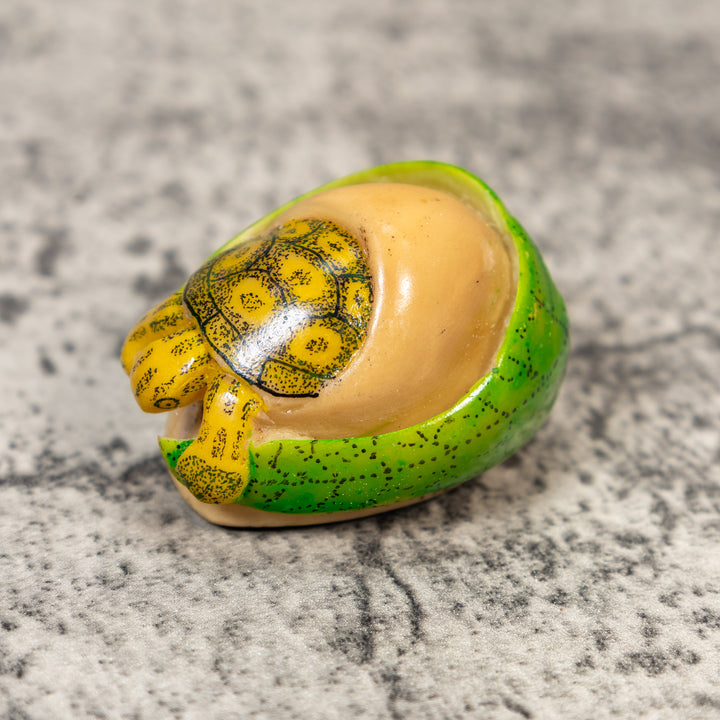 Vintage Turtle Tortoise Tagua Carving