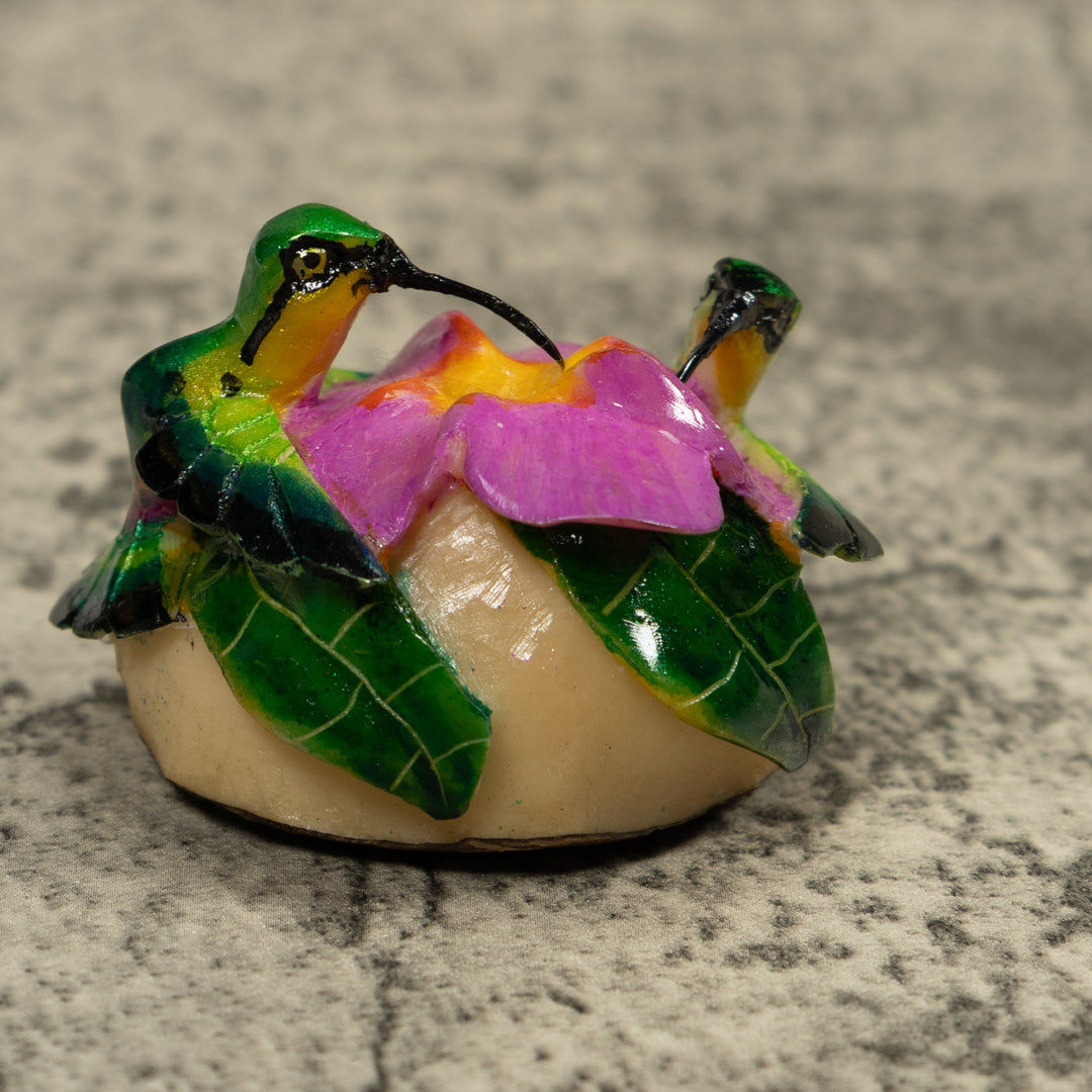 Hummingbird Tagua Carving