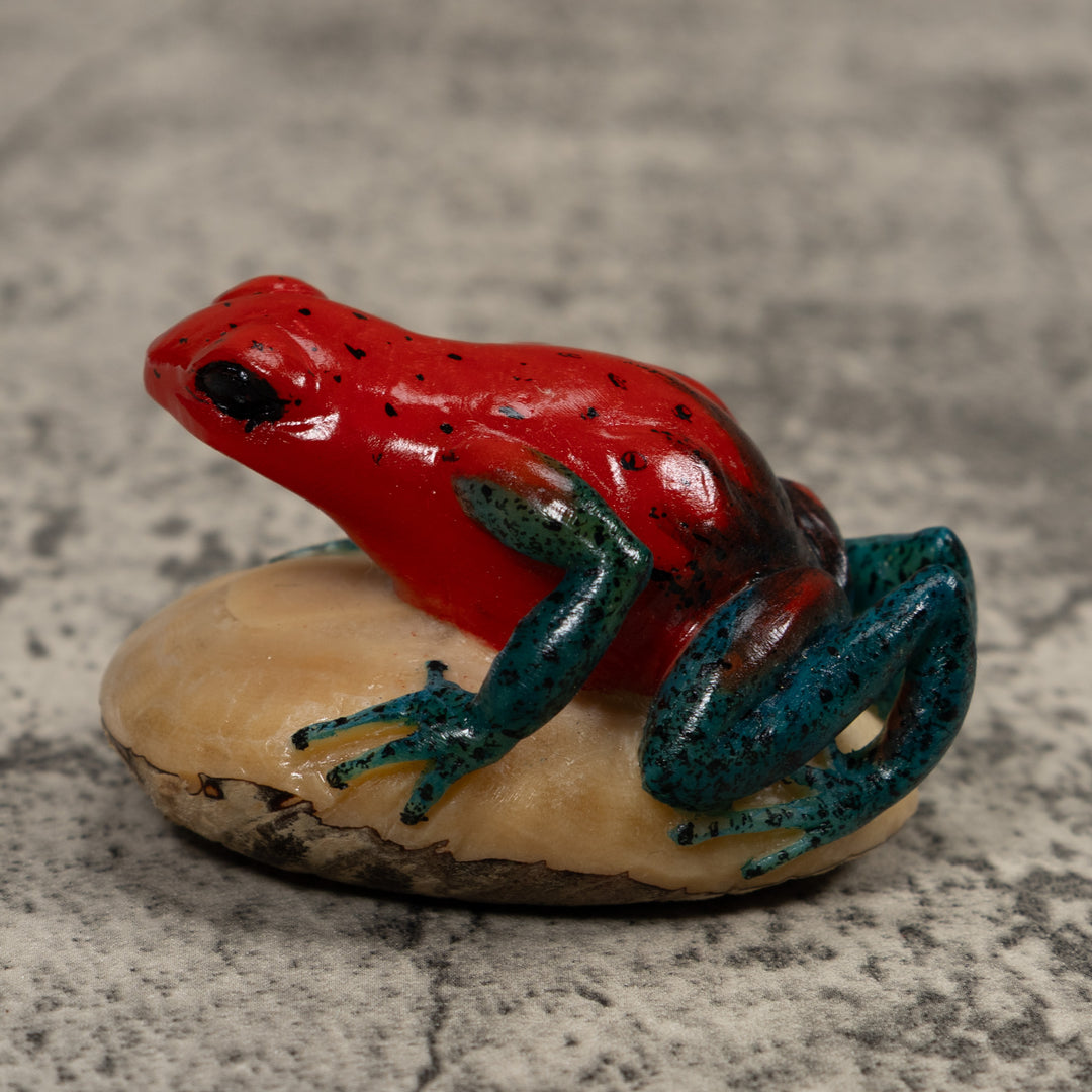 Poison Dart Frog Tagua Carving