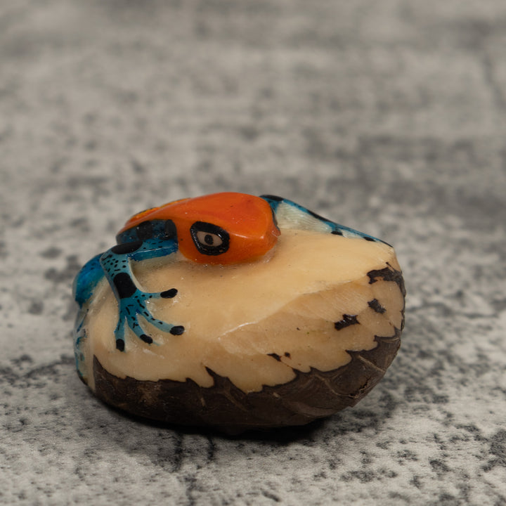Vintage Frog Tagua Carving
