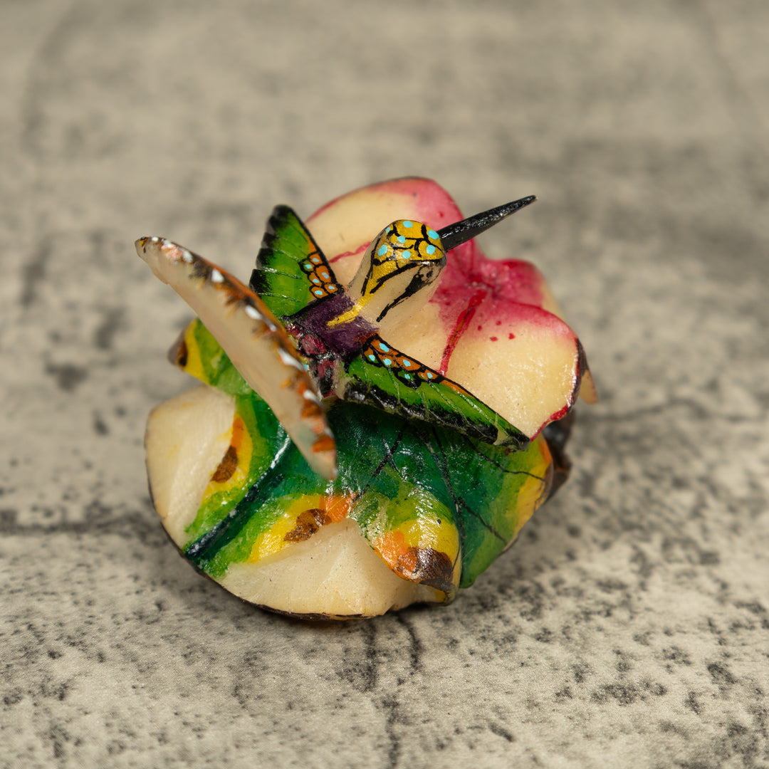 Hummingbird Tagua Carving