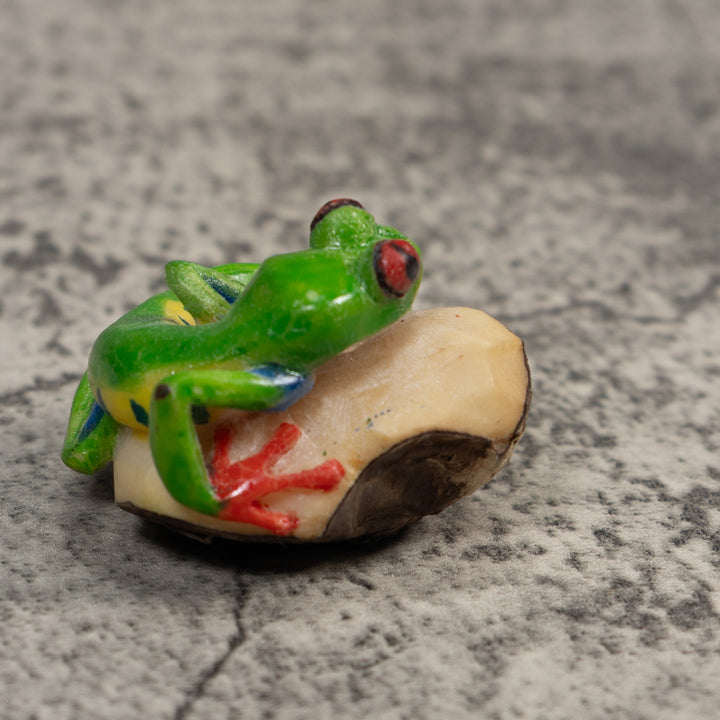 Red-Eye Tree Frog Tagua Carving