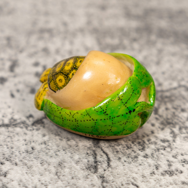 Vintage Turtle Tortoise Tagua Carving