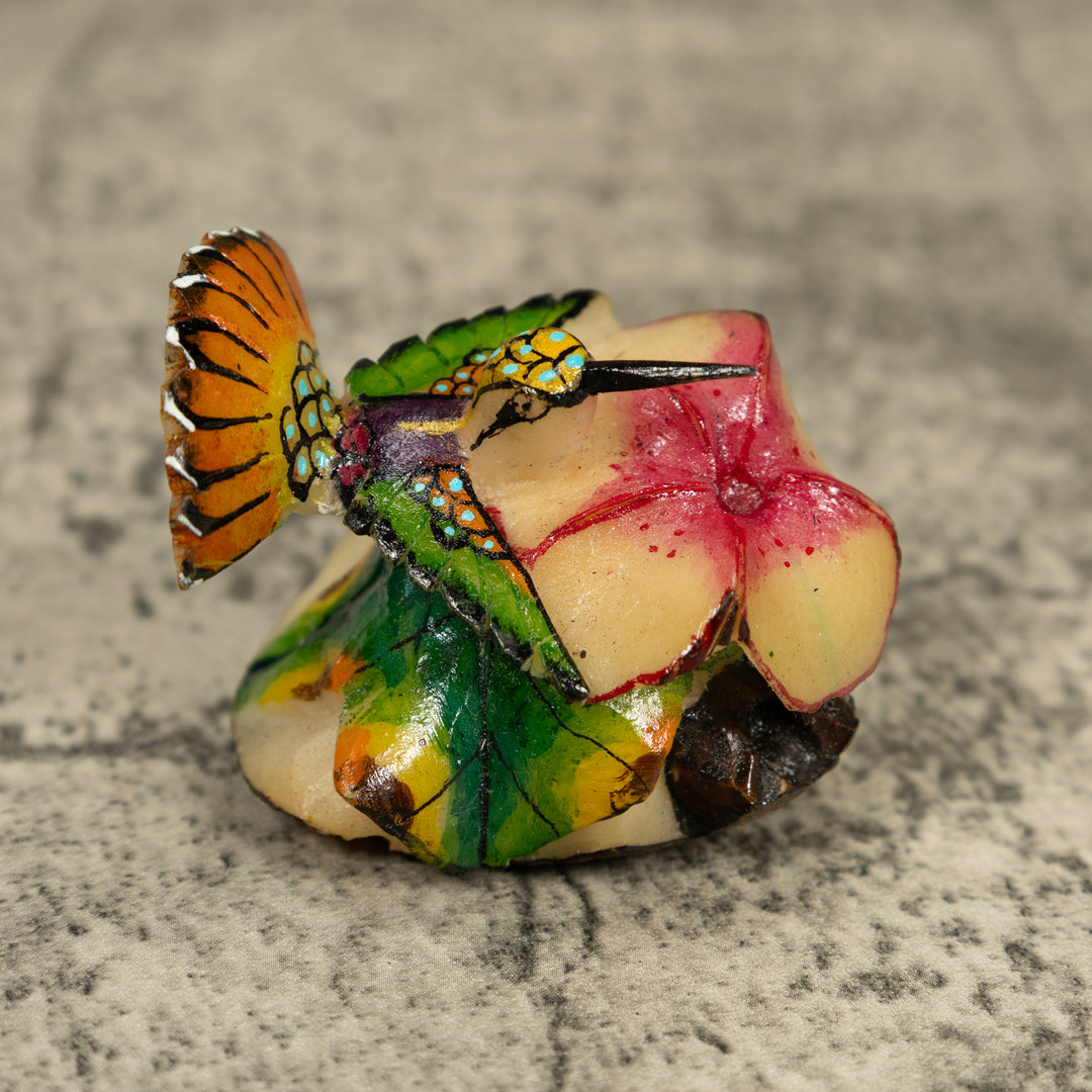 Hummingbird Tagua Carving