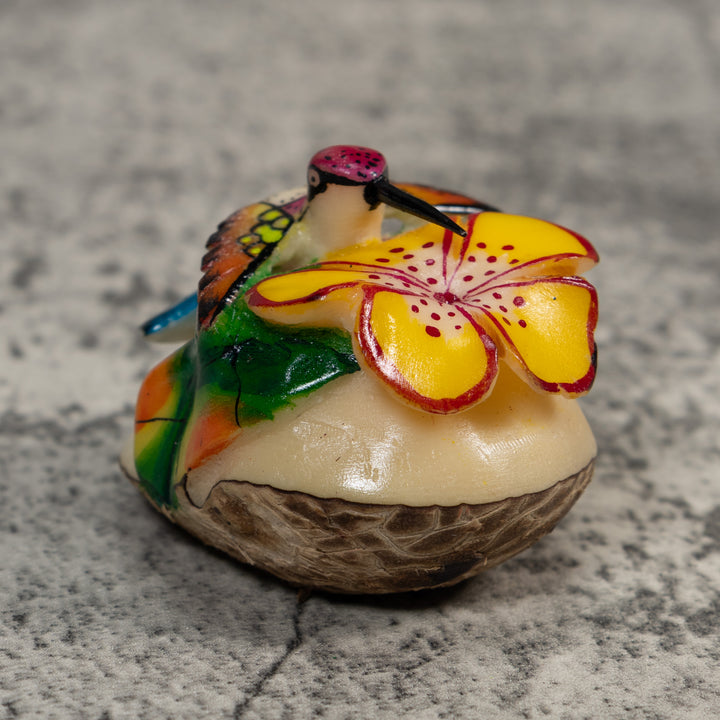 Hummingbird Tagua Carving