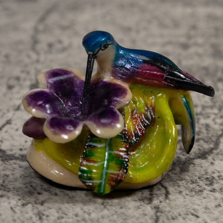 Hummingbird Tagua Carving