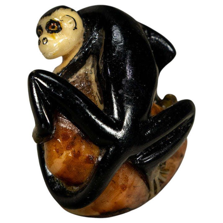 White Face Monkey Tagua Carving
