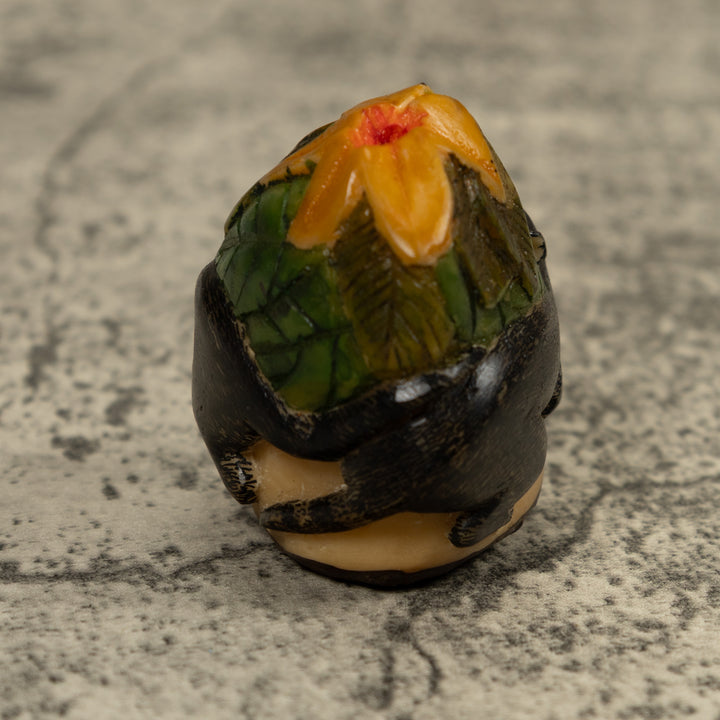 Two Coatimundi Tagua Carving