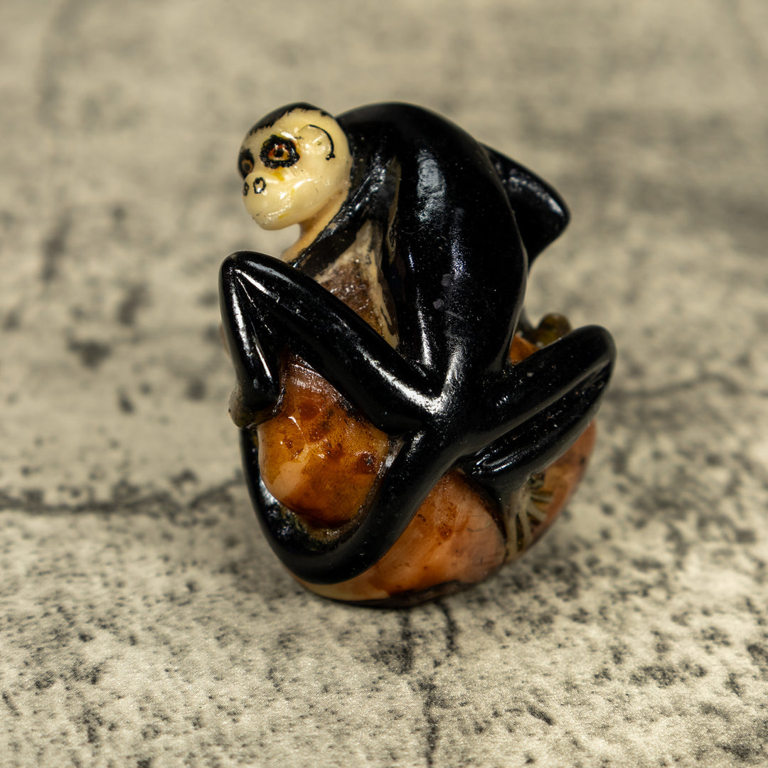 White Face Monkey Tagua Carving