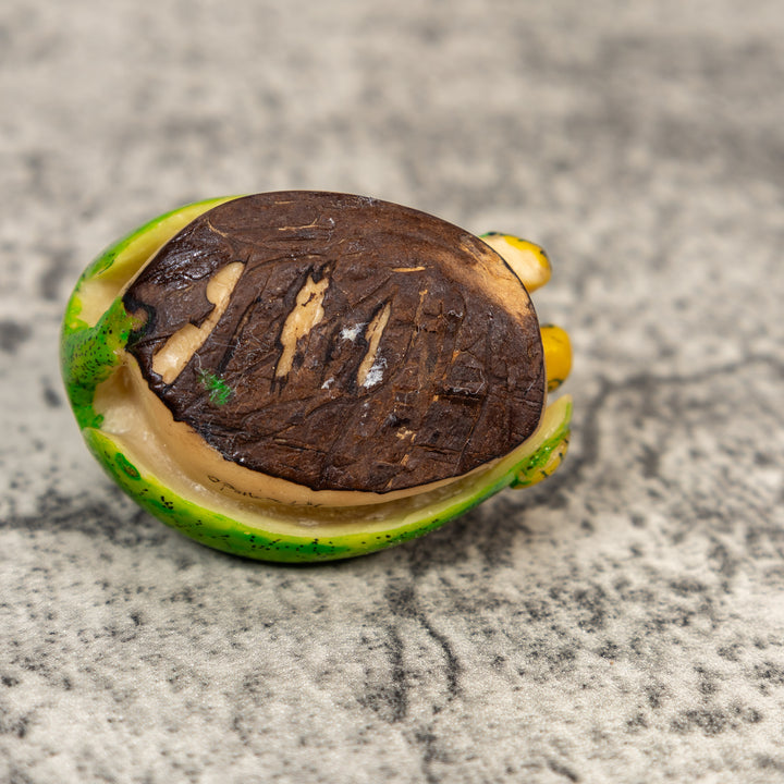 Vintage Turtle Tortoise Tagua Carving