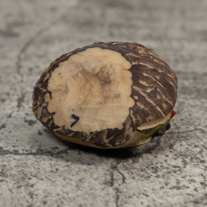 Red And Blue Poison Dart Frog Tagua Carving