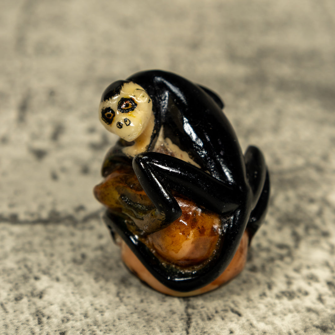 White Face Monkey Tagua Carving