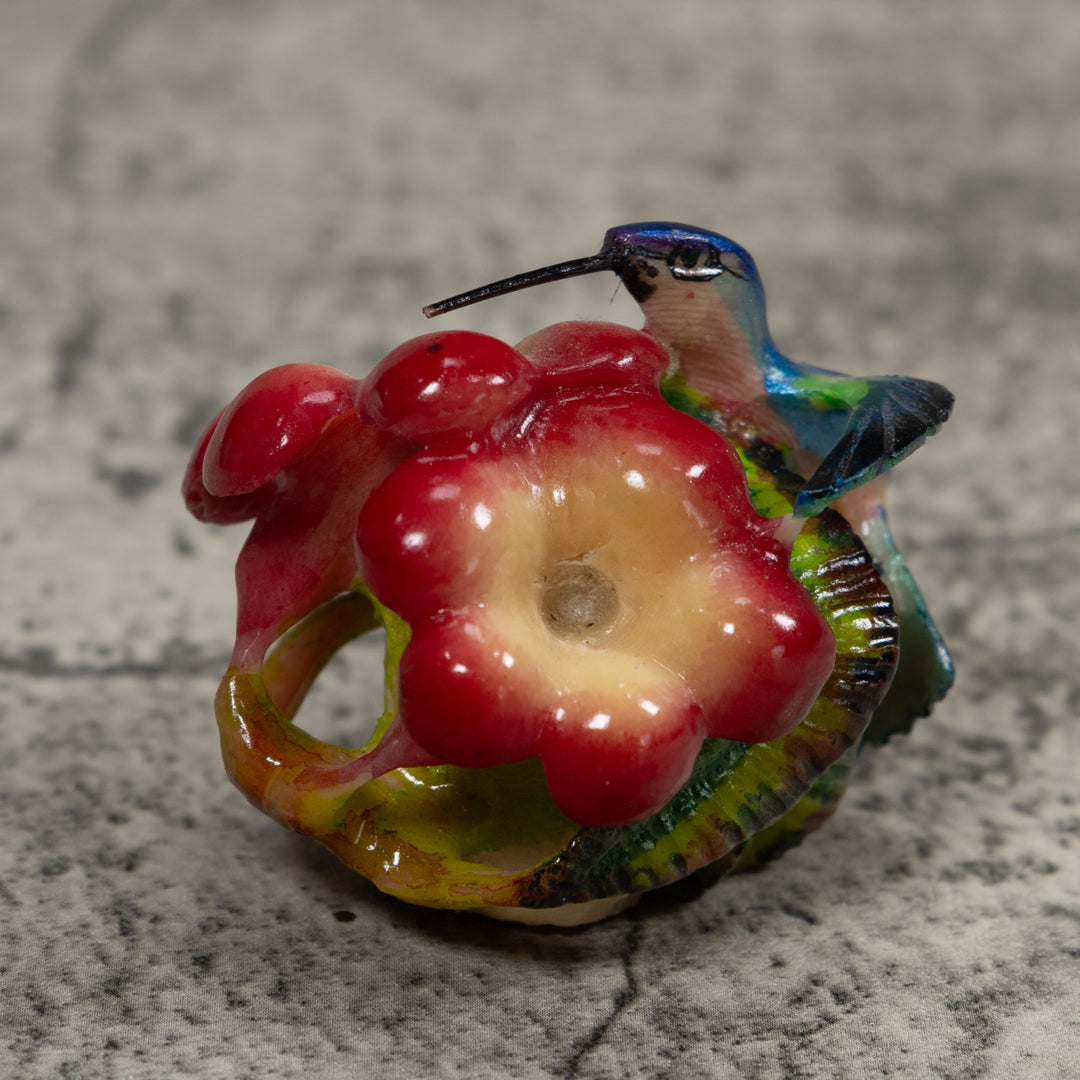 Hummingbird Tagua Carving