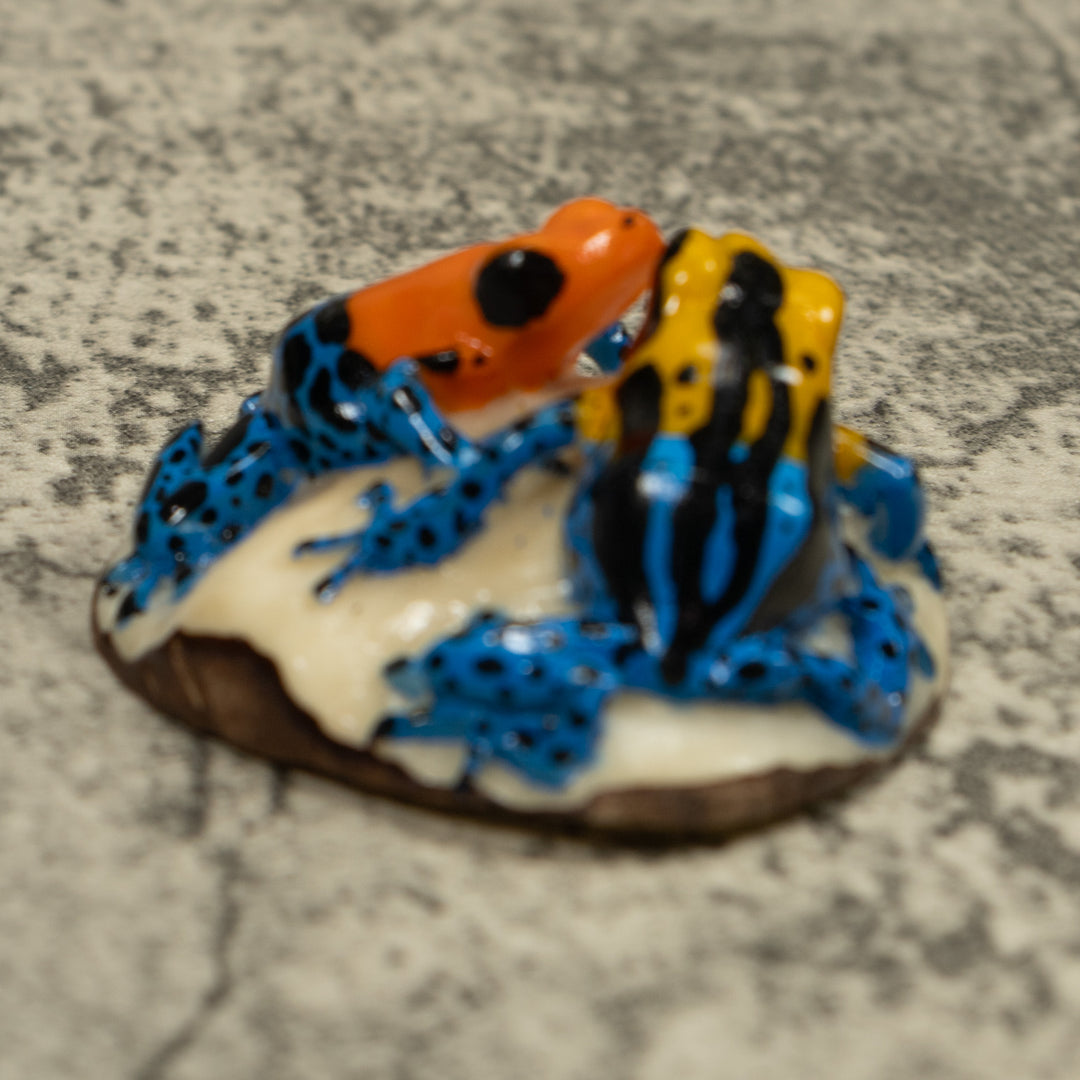 Double Poison Dart Frog Tagua Carving