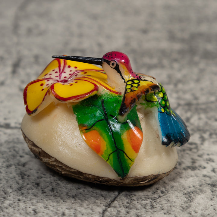 Hummingbird Tagua Carving