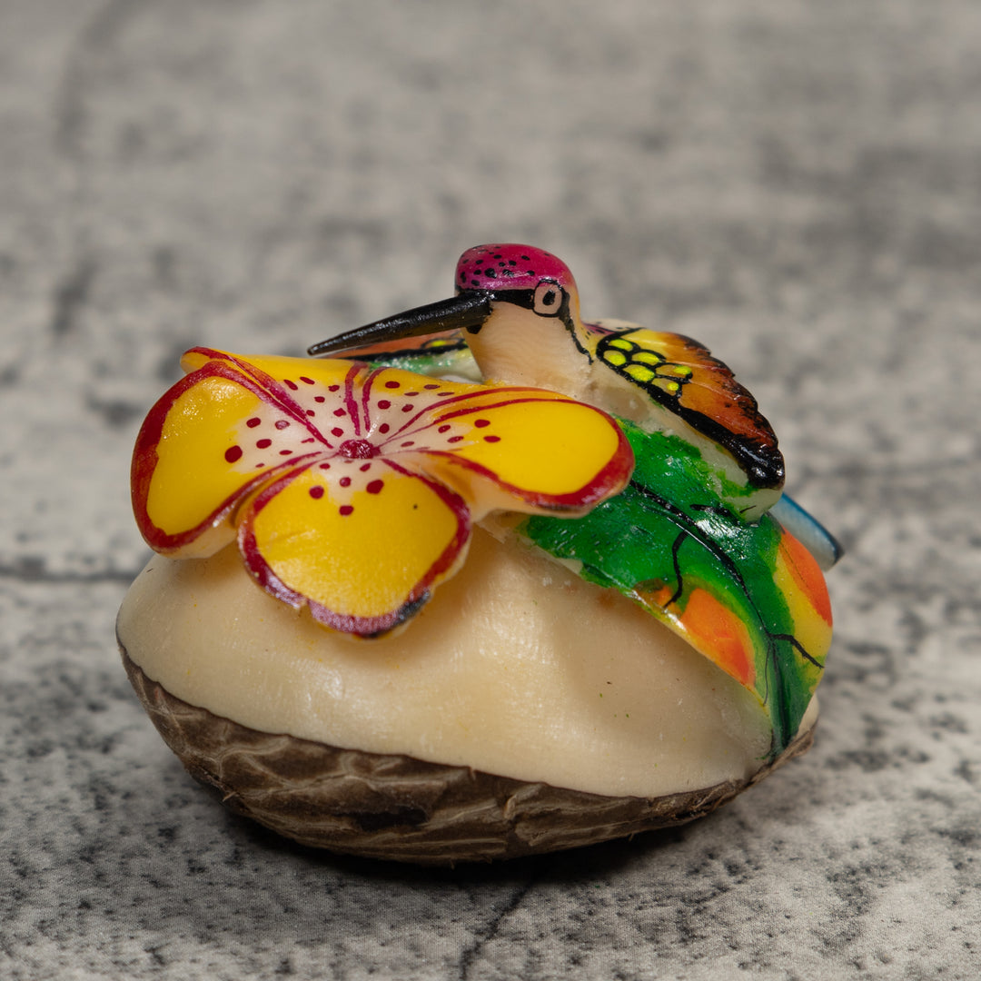 Hummingbird Tagua Carving