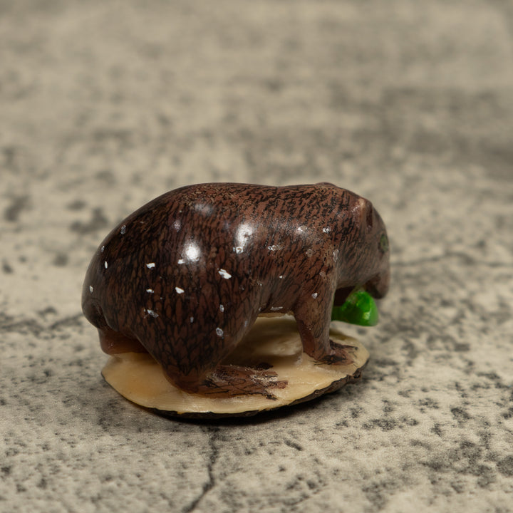 Vintage Neque Agouti Tagua Carving