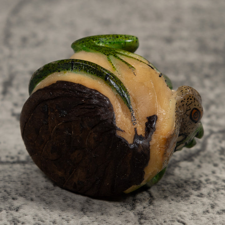 Iguana Lizard Reptile Tagua Carving
