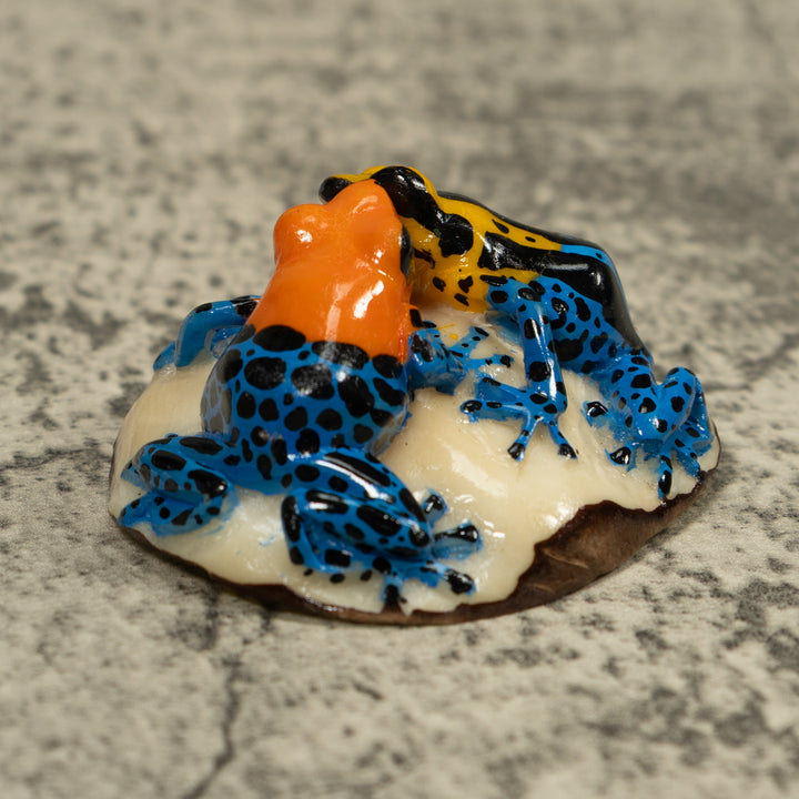 Double Poison Dart Frog Tagua Carving
