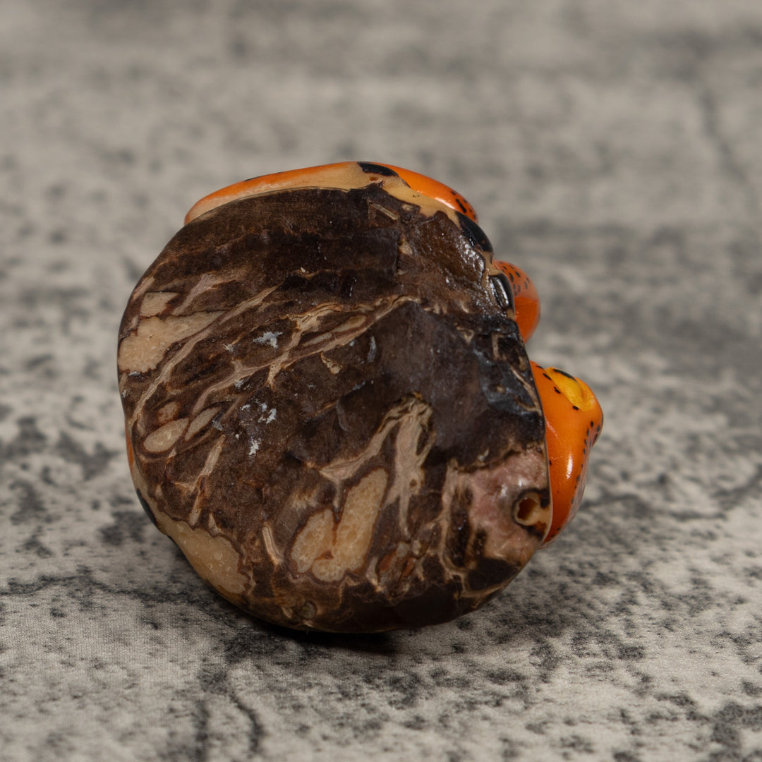 Vintage Frog Tagua Carving