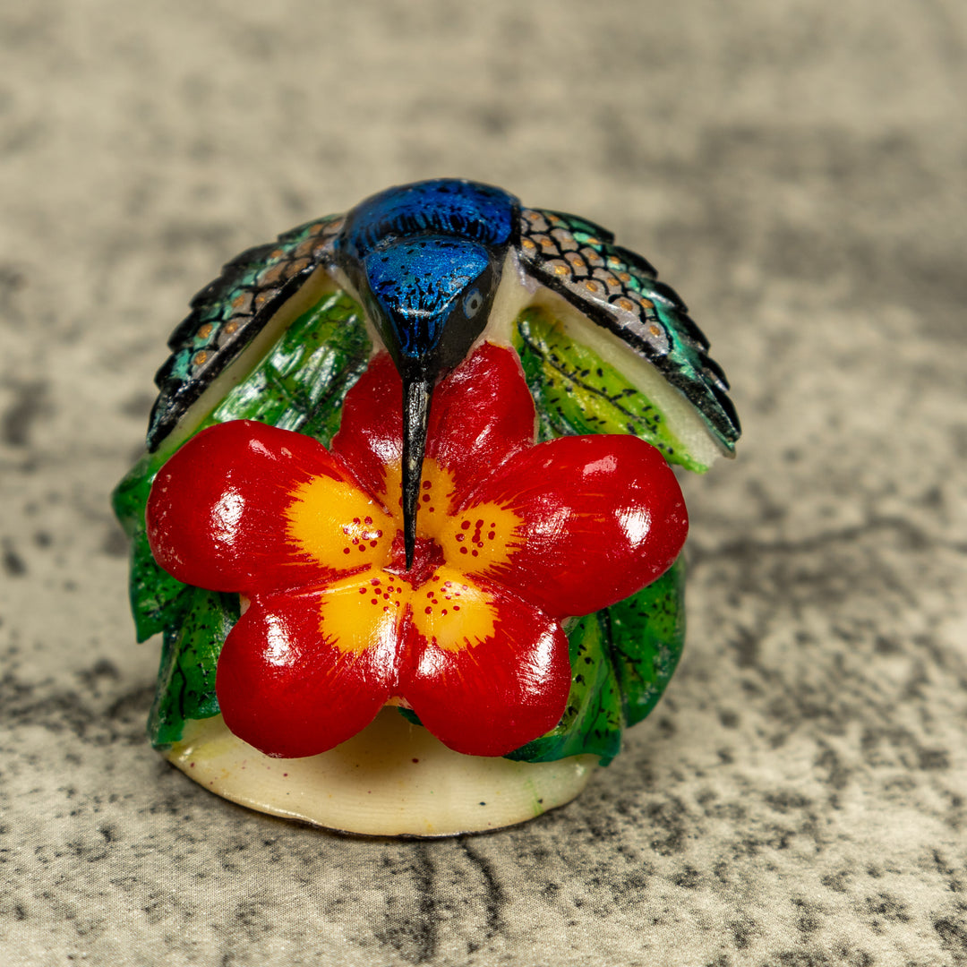 Hummingbird Tagua Carving