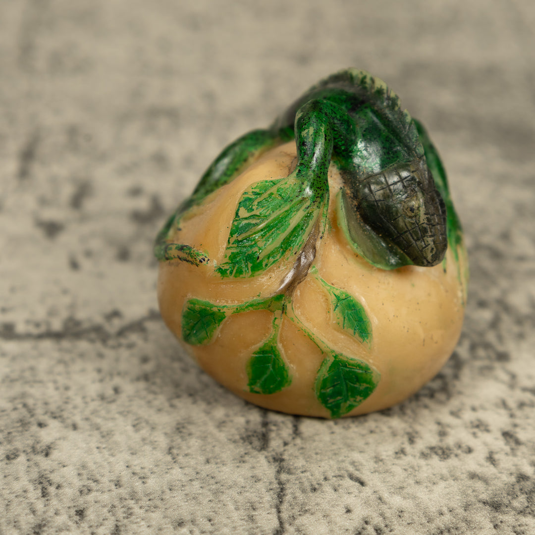 Green Iguana Lizard Tagua Carving