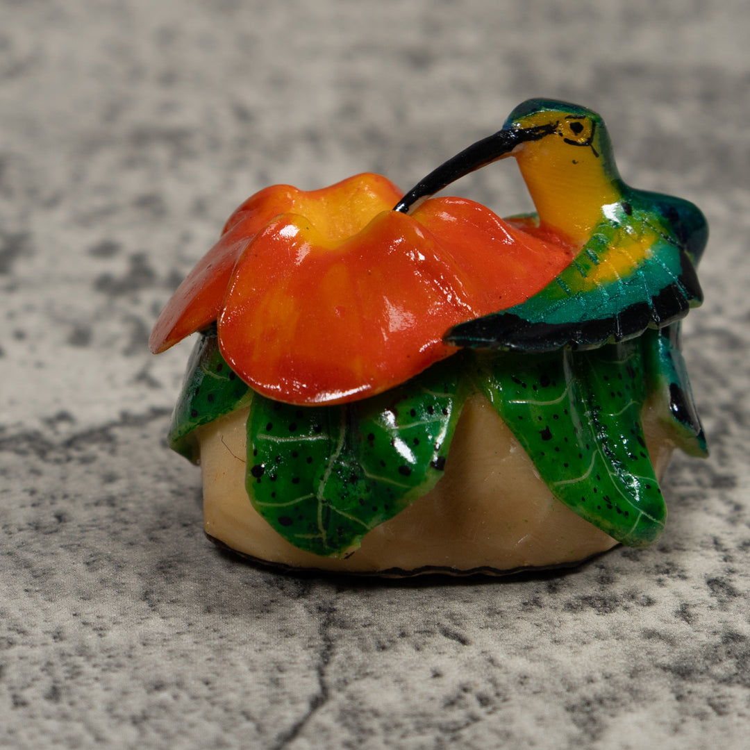 Hummingbird Tagua Carving