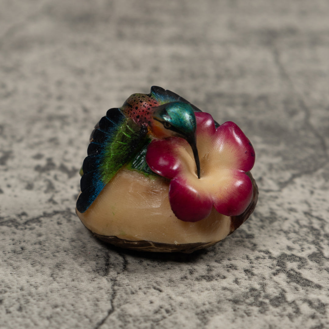 Hummingbird Tagua Carving