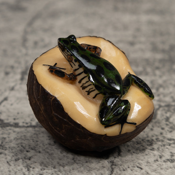 Poison Dart Frog Tagua Carving