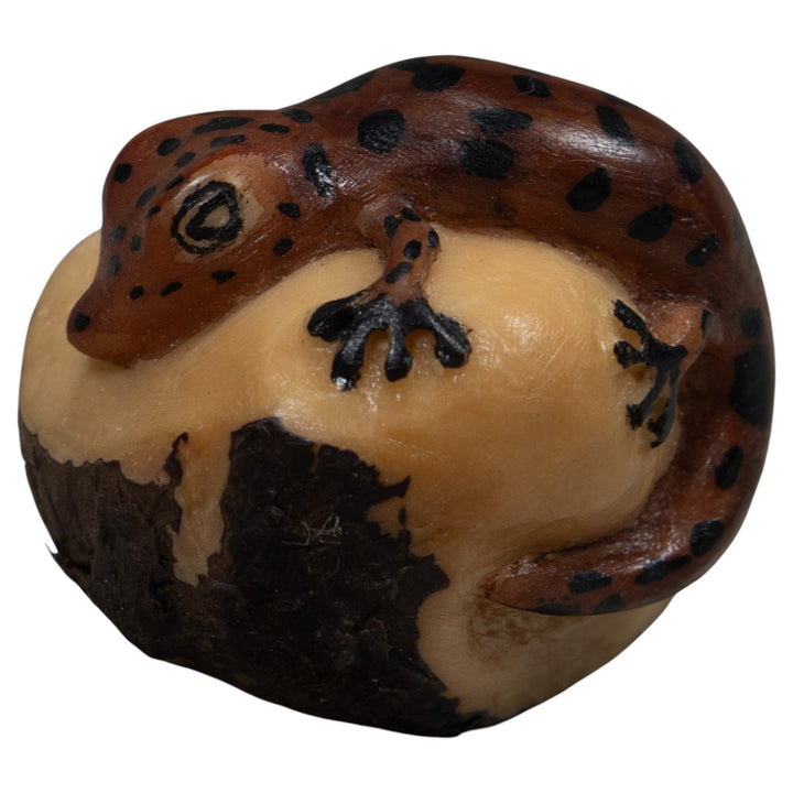Vintage Gecko Lizard Tagua Carving