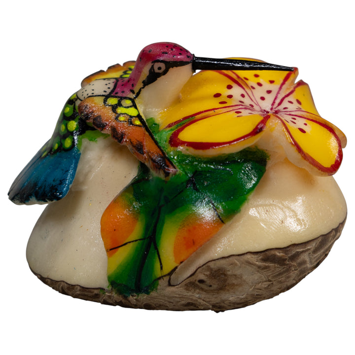 Hummingbird Tagua Carving