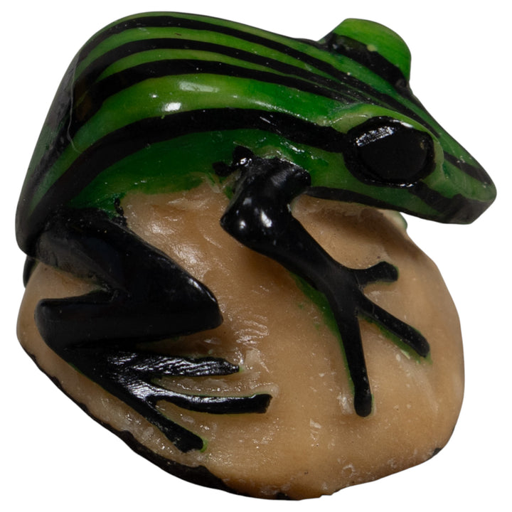 Vintage Poison Dart Frog Tagua Carving