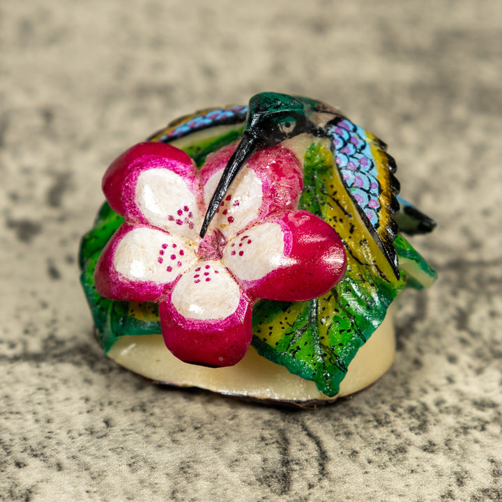 Hummingbird Tagua Carving