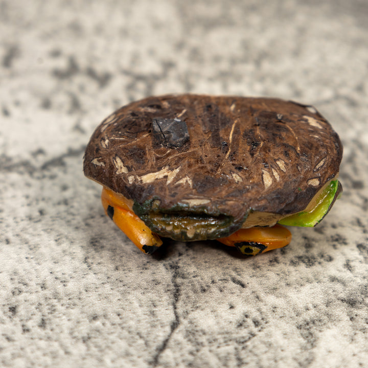 Gorgeous Golden Frog Tagua Carving