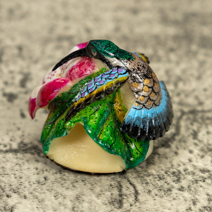 Hummingbird Tagua Carving