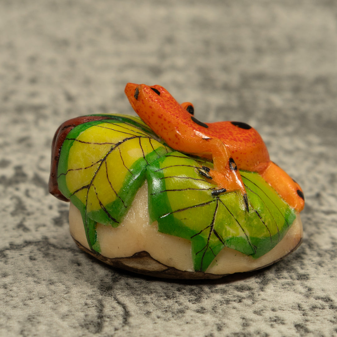 Poison Dart Frog Tagua Carving