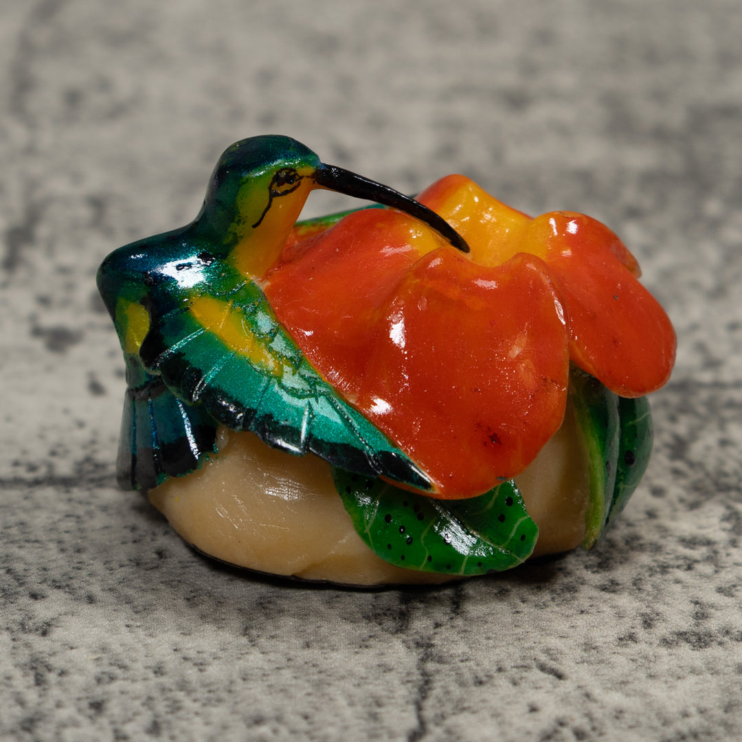 Hummingbird Tagua Carving