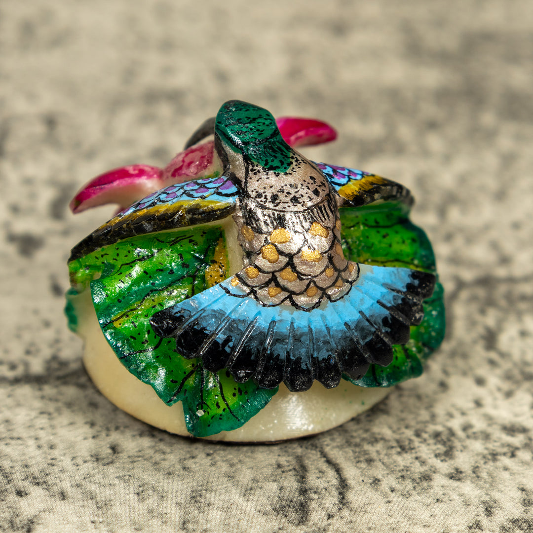 Hummingbird Tagua Carving