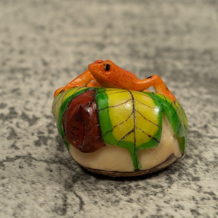 Poison Dart Frog Tagua Carving