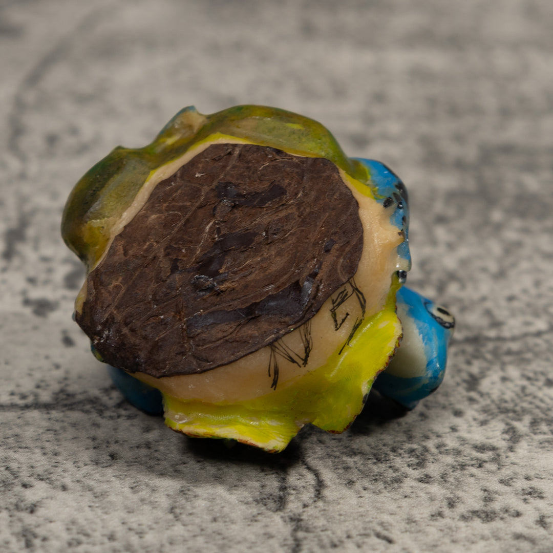 Blue Poison Dart Frog Tagua Carving