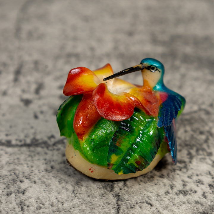 Stupendous Hummingbird Tagua Carving