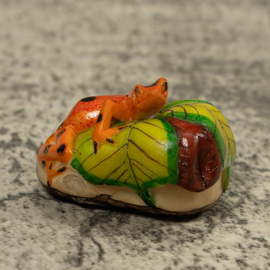 Poison Dart Frog Tagua Carving