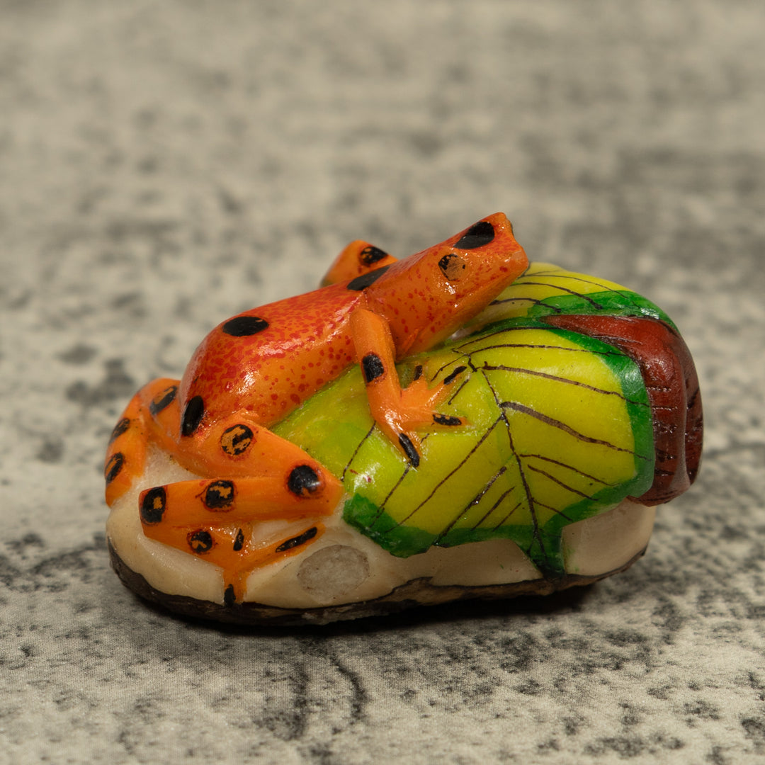 Poison Dart Frog Tagua Carving