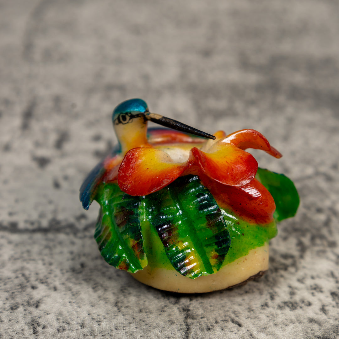 Stupendous Hummingbird Tagua Carving