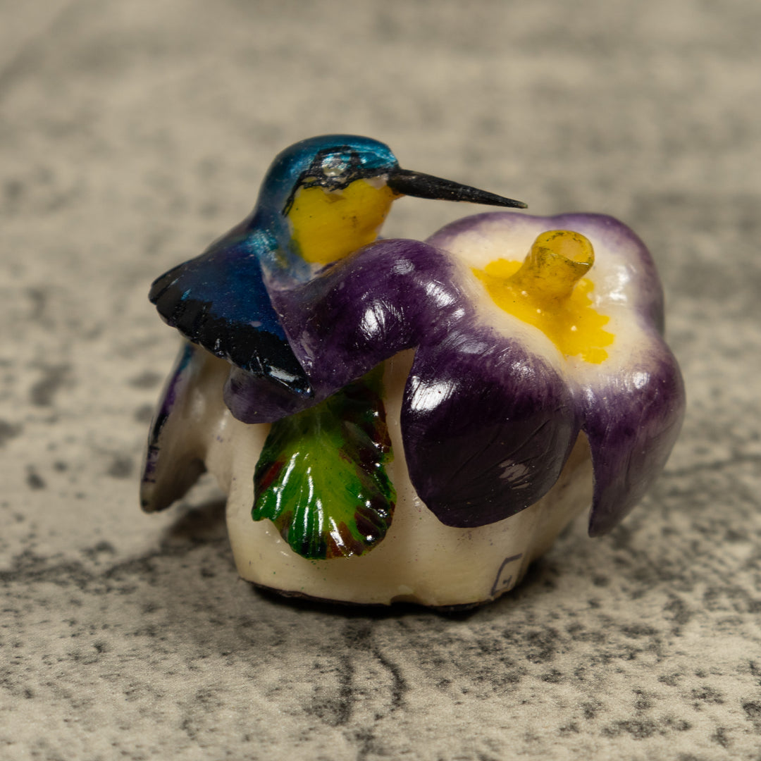 Hummingbird Tagua Carving
