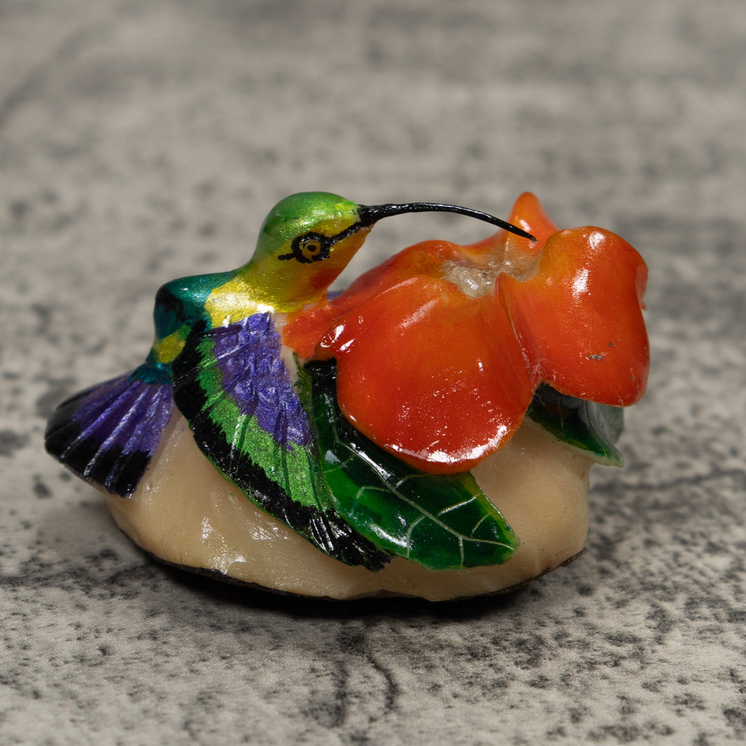 Hummingbird Tagua Carving