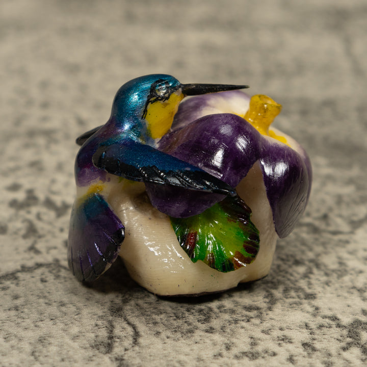 Hummingbird Tagua Carving