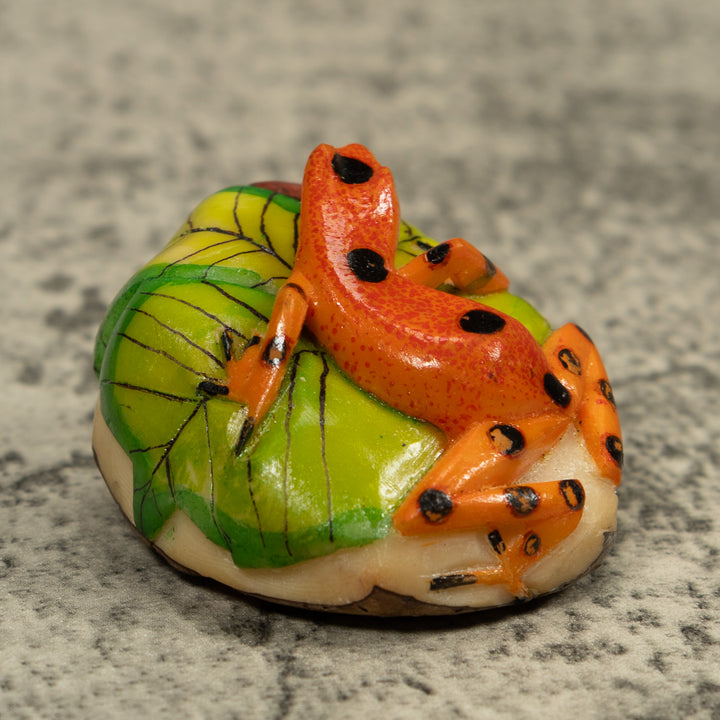 Poison Dart Frog Tagua Carving